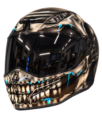 Biomech Skull on Axxis Ghostfighter