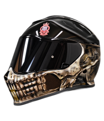 Simpson Venom Custom painted in regimental Skull Design on Simpson Venom 