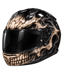 Bone Reaper Skull on HJC C10