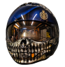 Bell Broozer Custom Pianted in  Royal Engineer Military Skull on Bell Broozer